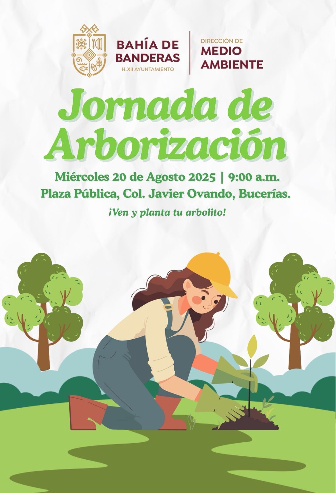 El Gobierno de Bahía de Banderas impulsa la reforestación - Minuto a ...