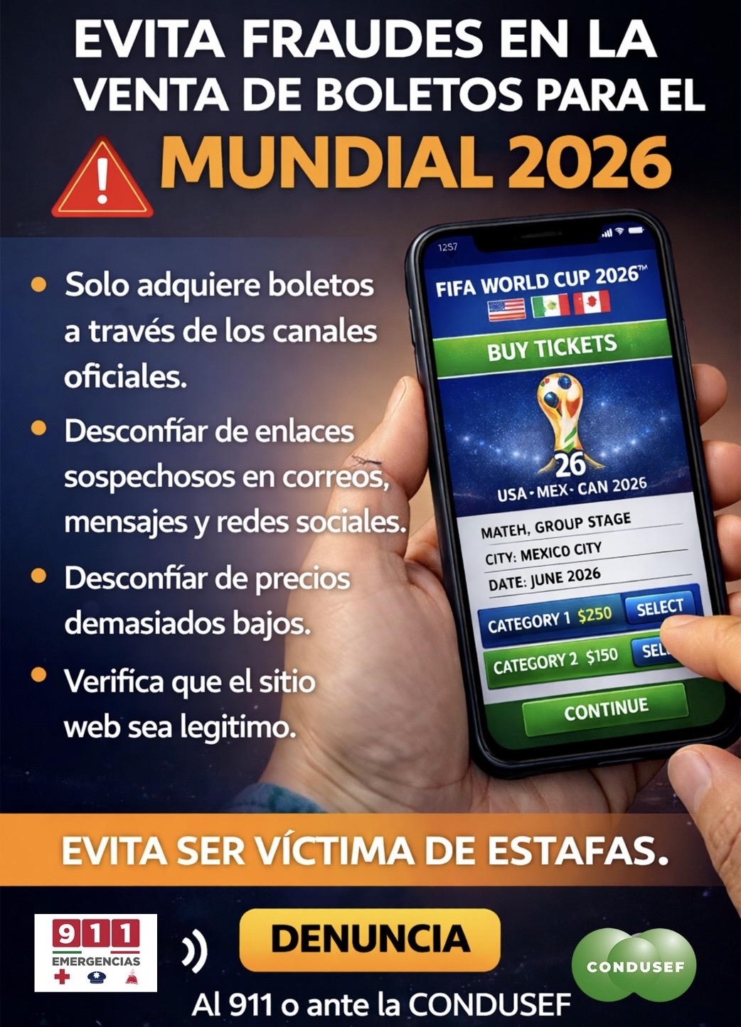 Evita fraudes en la compra de boletos para el Mundial 2026 - Minuto a ...