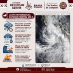 Se pronostican lluvias fuertes con puntuales muy fuertes y descargas eléctricas en: