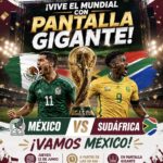 Gobierno de Bahía de Banderas invita a disfrutar del debut mundialista de la Selección Mexicana en pantalla gigante