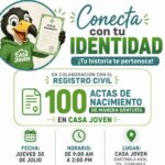Casa Joven Coapinole acercará expedición gratuita de actas de nacimiento