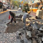 Continúan avanzando los trabajos de bacheo y desazolve en el municipio