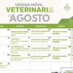 Conoce dónde estará la Unidad Móvil Veterinaria durante agosto*
