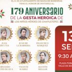 Bahía de Banderas conmemorará el 179 aniversario de la Gesta Heroica de los Niños Héroes