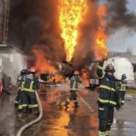 Muere Bombero que participó en el combate a incendio registrado en Tlalnepantla.