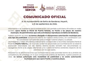 Israel Santillán refrenda defensa del litoral de Bahía de Banderas