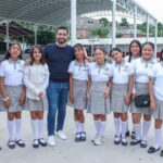 Presidente Munguía dialoga con estudiantes y personal de la Secundaria Técnica 56 para evaluar necesidades