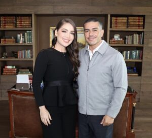 Jasmin Bugarín fortalece el diálogo con Omar García Harfuch en materia de seguridad
