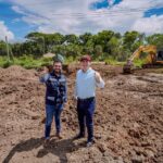 Supervisa Héctor Santana trabajos de reparación del emisor de aguas negras en La Misión