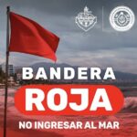 Bandera roja en todas las playas de Puerto Vallarta