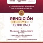 INVITA GOBIERNO DE BAHÍA DE BANDERAS A SEGUIR LA RENDICIÓN DE CUENTAS DE SU GOBIERNO